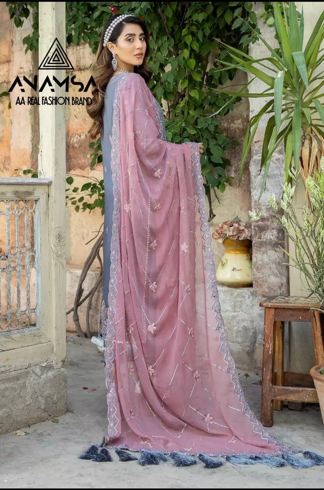 Anamsa 265 Faux Georgette Pakistani Salwar Suits Catalog

